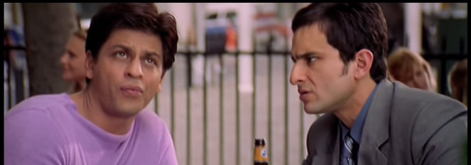 alliec3t's tweet photo. the way saif &amp; srk have much better chemistry than most of the new bollywood pairs😭😭😭 https://t.co/IuLi74VsUl
