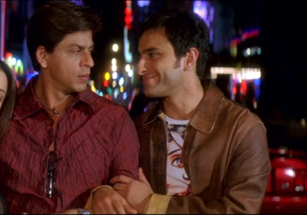 alliec3t's tweet photo. the way saif &amp; srk have much better chemistry than most of the new bollywood pairs😭😭😭 https://t.co/IuLi74VsUl
