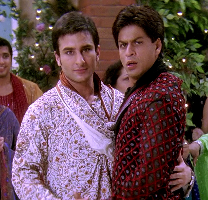 alliec3t's tweet photo. the way saif &amp; srk have much better chemistry than most of the new bollywood pairs😭😭😭 https://t.co/IuLi74VsUl