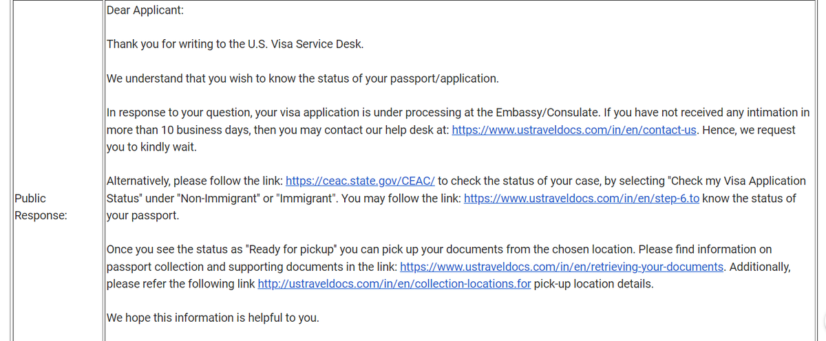 ThoratMugdha's tweet photo. @USCIS @VP @POTUS @USAndIndia All we get is automated responses. The number we are supposed to call is also useless. #NoEmpathy #PassportHeldHostage 
Someone needs to take heed of this 
@PMOIndia @MEAIndia @IndianDiplomacy @CPVIndia @passportsevamea @indiandiplomats
 #H1B https://t.co/3YRYTCpSho