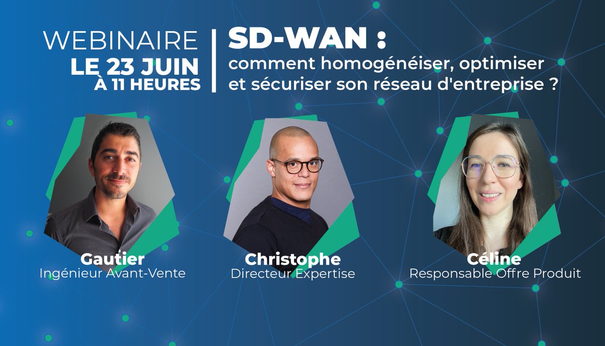 SocieteCELESTE's tweet photo. [#Webinaire Jour J] 📌⏲ Rendez-vous à 11H sur LinkedIn pour notre Webinaire dédié au #SDWAN ! Les inscriptions sont toujours ouvertes ➡️https://t.co/GG7Dgm8DCt

#operateur #AccesInternet https://t.co/75aoEFxP2p