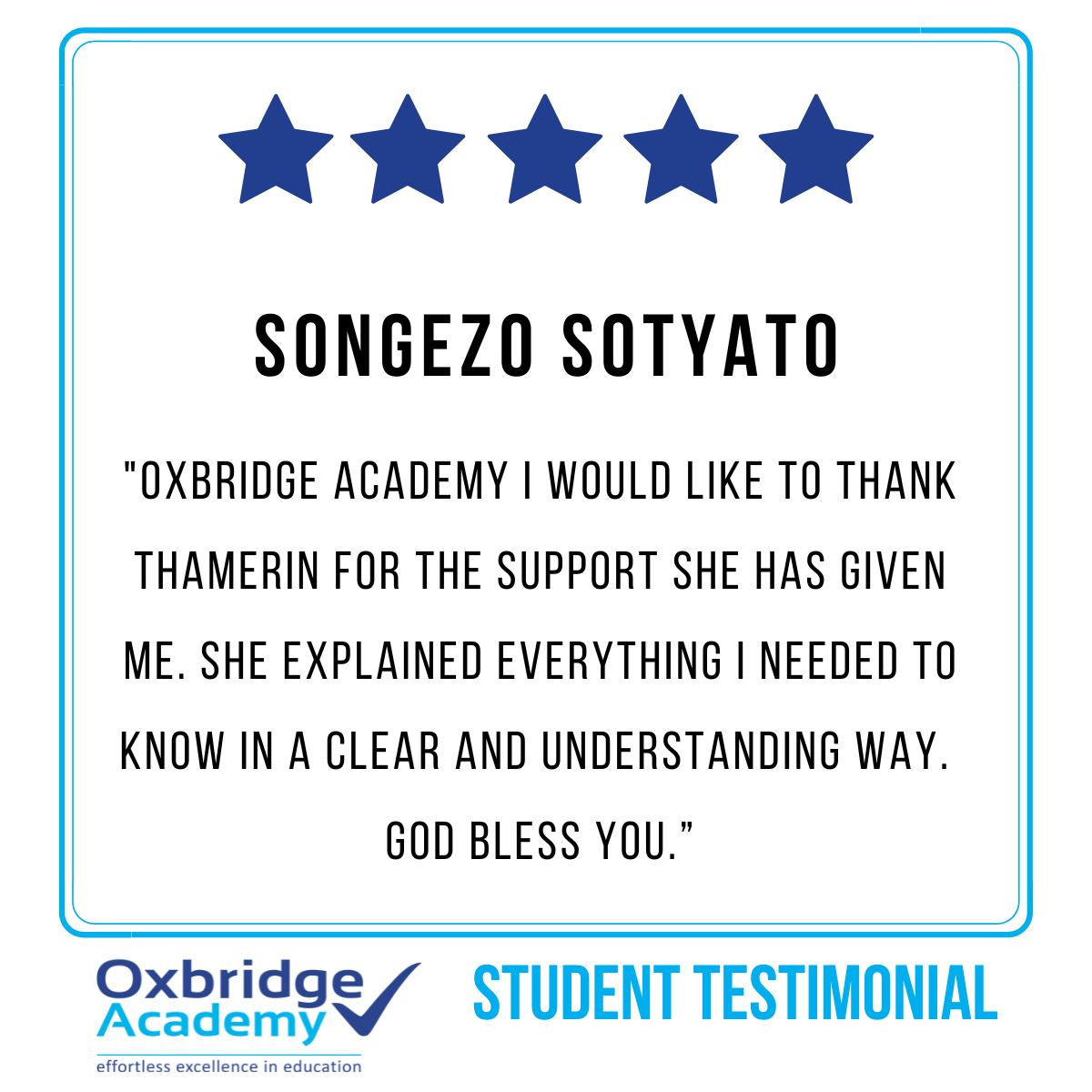 OxbridgeEdu's tweet photo. We'd love to hear from you about your experiences with us - please reach out to us on reviews@oxbridgeacademy.edu.za. 

#oxbridgeacademy #distancelearning #courses #education #courses #career #students #college #learning #study #motivation #studentreviews #testimonial #reviews https://t.co/3x40y5a4pc