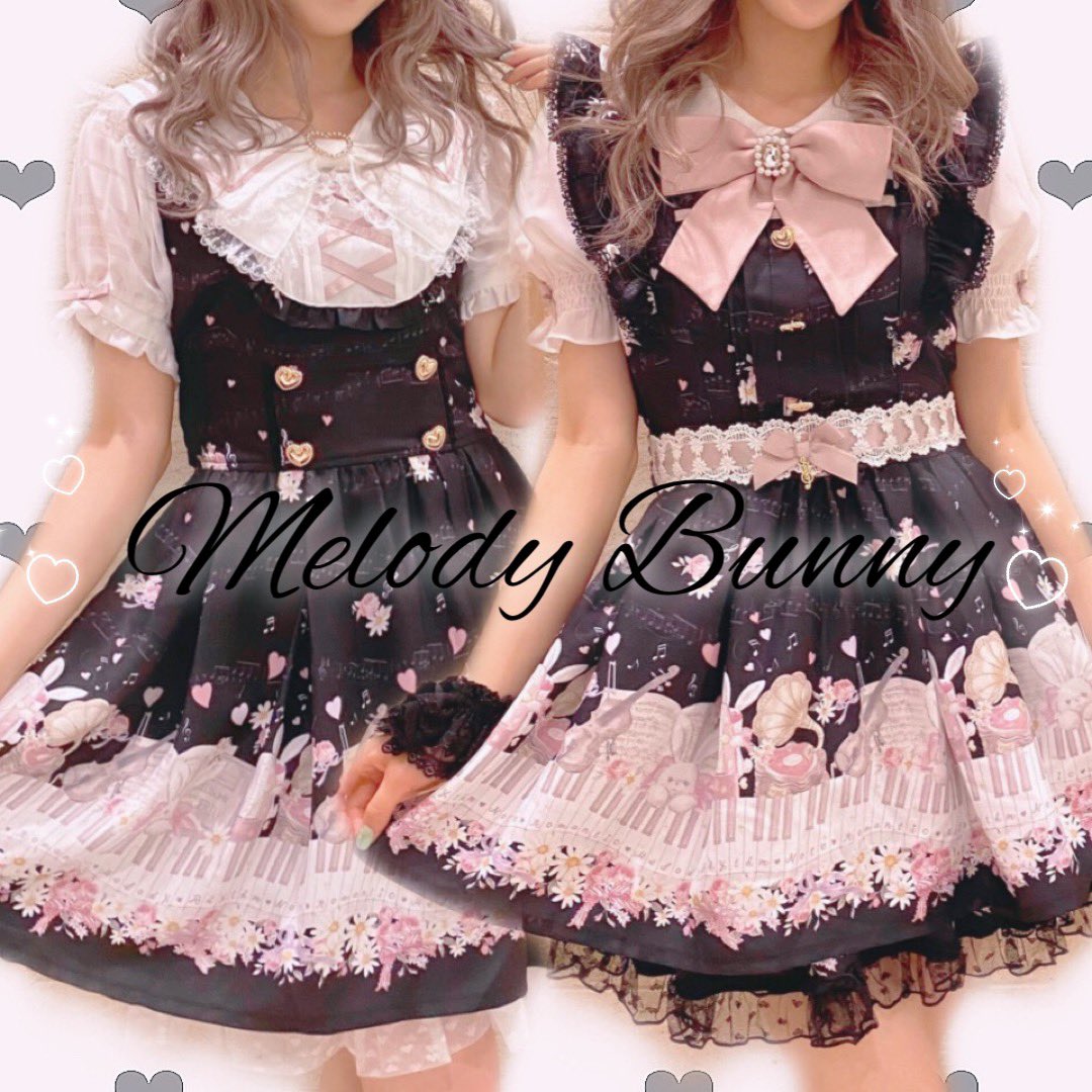 ♡  LIZLISA  Melody bunny柄ワンピース  ♡