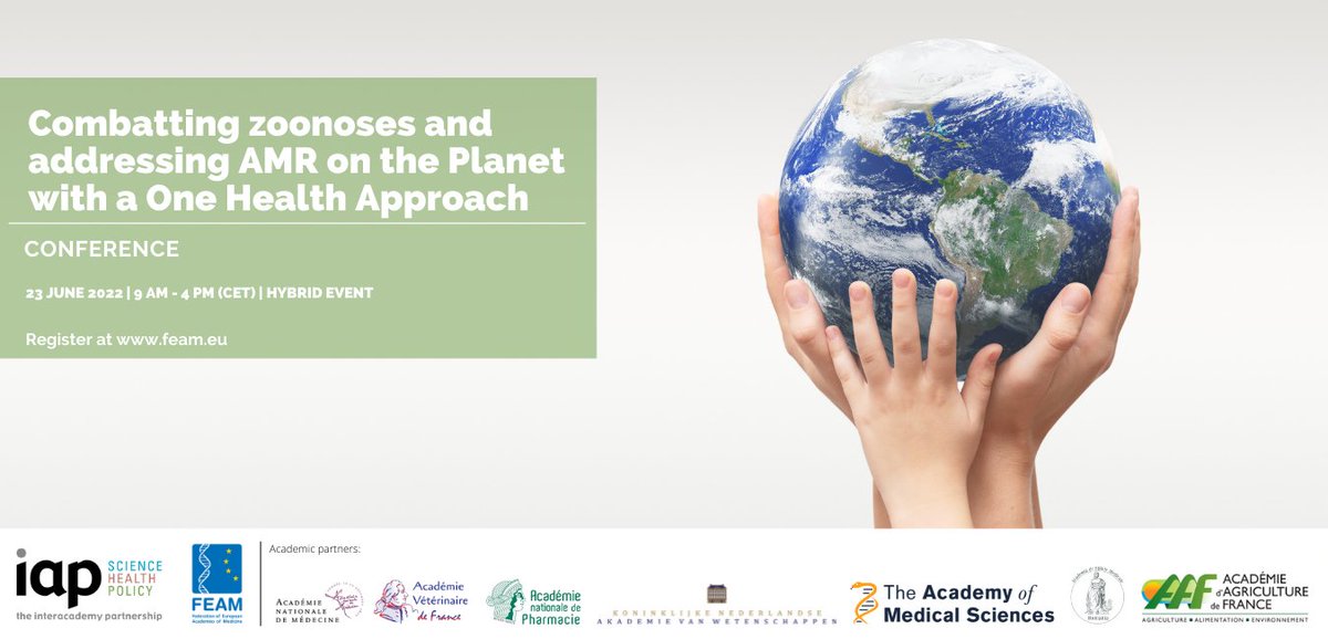 FedEuroAcadMed's tweet photo. 🚨 Starting now: Combatting #zoonoses and addressing #AMR on the Planet with a One Health Approach'.
Click here to join the session: https://t.co/3or6KM31Hp
#allforOneHealth🌍 https://t.co/74Om8tt4zc