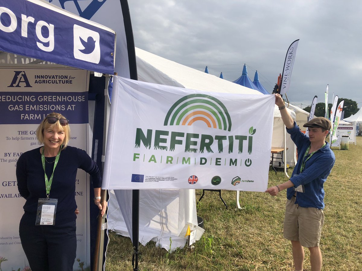 Here at Groundswell talking soils and Carbon <a href="/NEFERTITI_EU/">NEFERTITI</a> in the sunshine