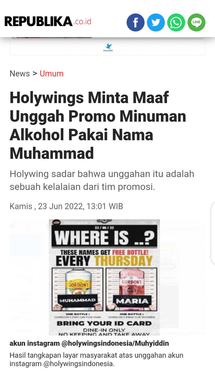 Holywings Tai...!!! Bangke. Lu pada mau Mabok silahkan aja. Jangan pakai promo2 tai kucing.