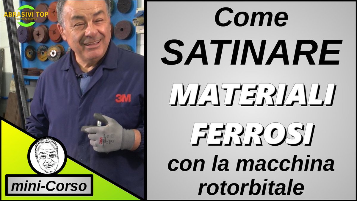 AbrasiviTop's tweet photo. https://t.co/A4lFIzeS0b
https://t.co/1HU1ZOnnMP
In questo #MiniCorso andremo ad effettuare la #satinatura su #materiali ferrosi tenendo conto della #spaziatura e #granulometria degli abrasivi evidenziando l'importanza dell'orbita nella  macchina rotorbitale utilizzata. https://t.co/5tG7dvIMVj