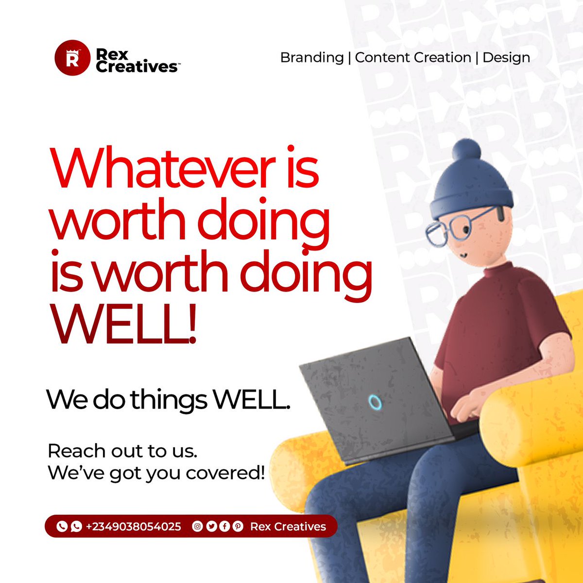 rex_creatives's tweet photo. Tunde, Tunde, Tunde!!! How many times have I calles you? Ño dey give your branding issues and content creation wahala to Boda Kamaru when Rex dey for you.

#ObiWan #CharliePuth #Ukraine #harrystylesdublin https://t.co/gunHolrAYW