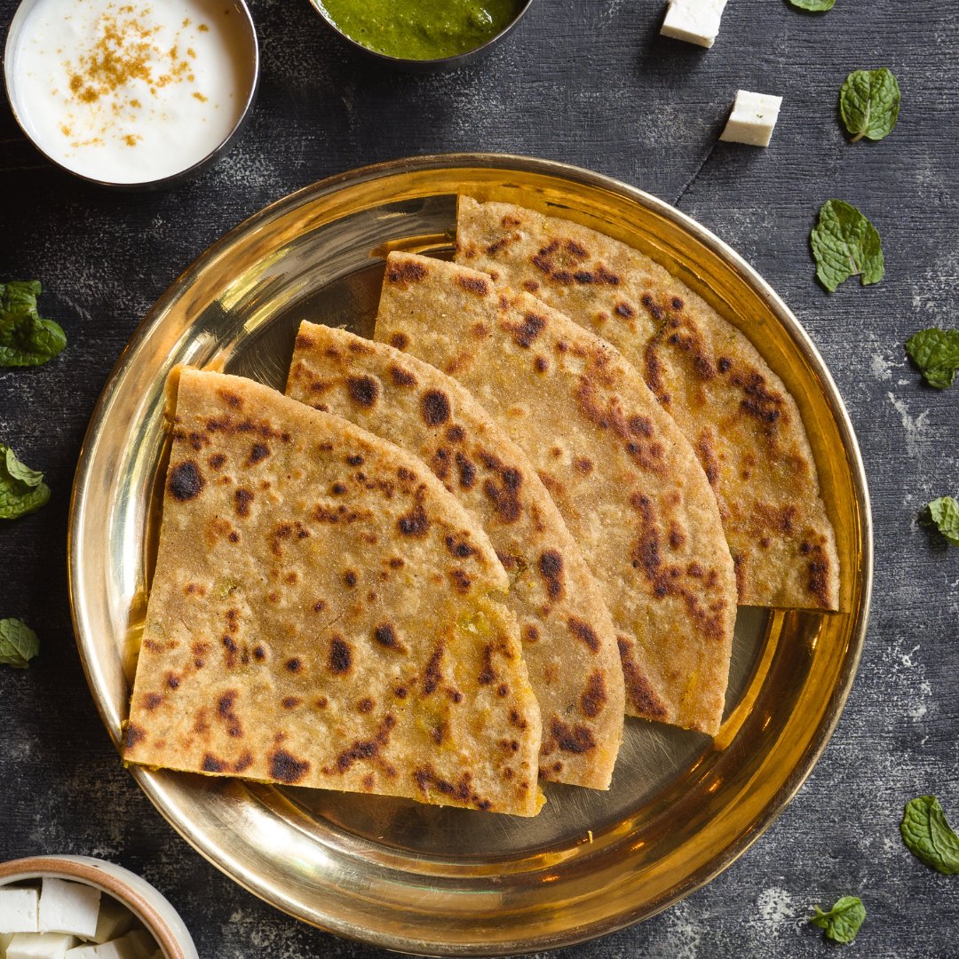 MittiCafe's tweet photo. Is it only Wednesday and you feel your head is already STUFFED with pressure? Well, not to worry, not all things stuffed are bad! Just like our Paneer Pudina Paratha. A perfect blend of all things nice to get you through the week.
#mitti #stuffedparatha #allthingsgood https://t.co/EK2f5CUIEQ
