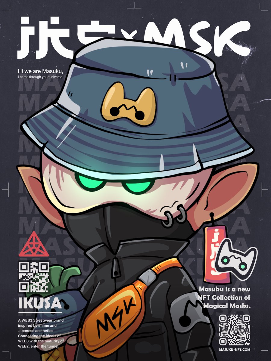 masuku_nft's tweet photo. 🌈 We’ve teamed up with @masuku_nft x @IkusaNFT 

Giving away 5 WLs  from both projects!

To enter:
㊗️ Follow @masuku_nft &amp; @IkusaNFT
㊗️ Like + RT and tag 3 friends
㊗️ Comment #masukunft #ikusanft and show your unique react. 

Winners announced in 48 hr. Good luck!!!! https://t.co/hyGac2rUL2