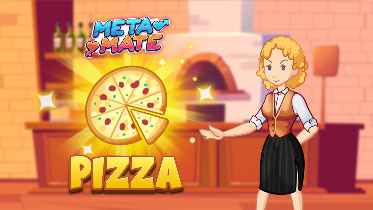 MetaMate_NFT's tweet image. 🍕 MetaMate Item: Pizza

🔰 Using the Pizza item will restore 10 Stamina.

🕹 Participating in the Minigames to receive Pizza

🔥 Join attractive Minigames and receive rewards that are useful items for your Darling
#MetaMate #Metaverse #socialfi #Free-to-play #Invest-to-Earn #P2E