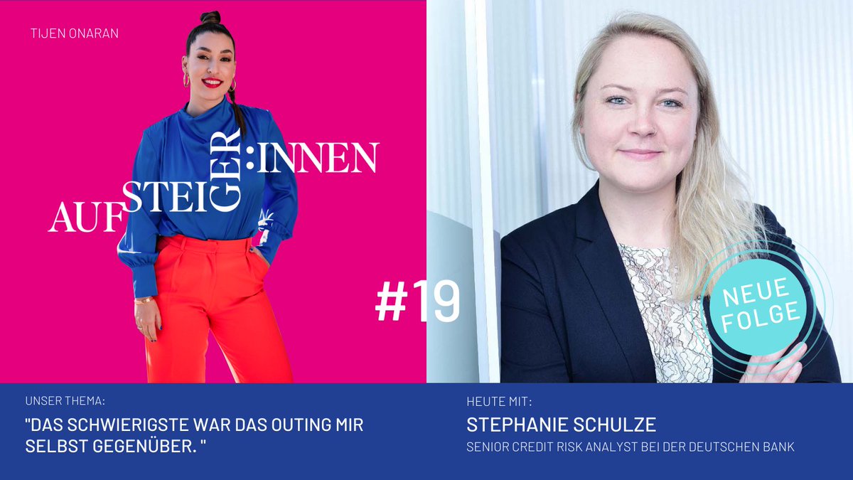 Global Digital Women (@gd_women) on Twitter photo In der neuen Podcast-Folge "AUFSTEIGER*INNEN" spricht <a href="/TijenOnaran/">Tijen Onaran</a> mit Stephanie Schulze von <a href="/DeutscheBank/">Deutsche Bank</a> über ihre Erfahrungen rund um ihr Coming-out und ihr Engagement für #Vielfalt, #Visibility und gegen jede Form der Diskriminierung. Jetzt reinhören: tinyurl.com/ms57nj88 In der neuen Podcast-Folge "AUFSTEIGER*INNEN" spricht <a href="/TijenOnaran/">Tijen Onaran</a> mit Stephanie Schulze von <a href="/DeutscheBank/">Deutsche Bank</a> über ihre Erfahrungen rund um ihr Coming-out und ihr Engagement für #Vielfalt, #Visibility und gegen jede Form der Diskriminierung. Jetzt reinhören: tinyurl.com/ms57nj88