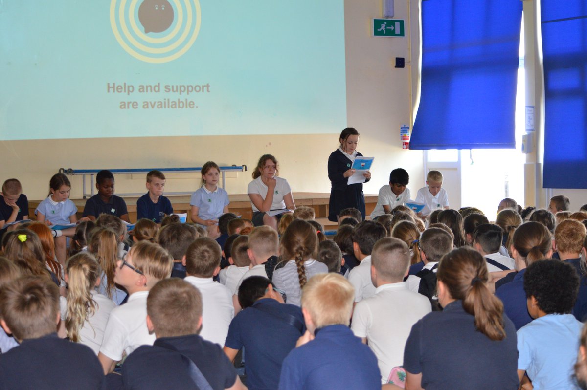 Yesterday was 'Don't Stand Alone Day' so our Anti-Bullying Ambassadors delivered an assembly to introduce themselves &amp; explain their role. They shared the important message that nobody should feel alone if they experience or witness bullying behaviour - detailing how we can help!
