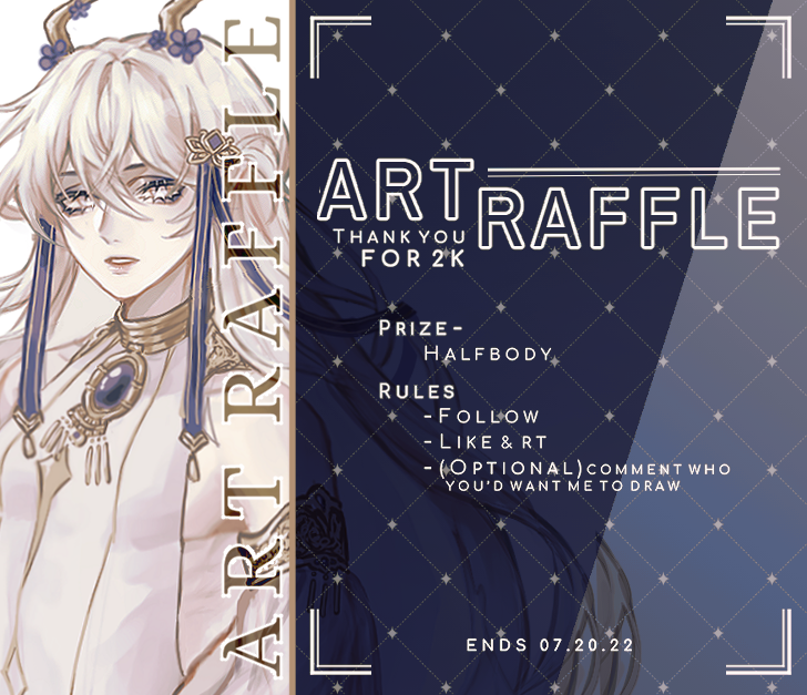 AstelusApheli's tweet photo. ✨Thank you for 2k!✨
As thanks I'll be hosting an art raffle! 1 winner will receive a halfbody!

ENDS 07/20/22 https://t.co/X9zVib16kE