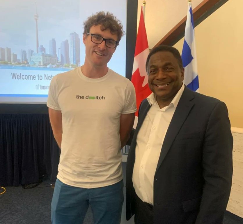 Thompson_37's tweet image. Attended a #NetworkTO Reception at City Hall and had the opportunity to engage with 150+ political leaders, Ambassadors, Consular officials, International Mayors and senior government officials that have organized inbound missions to #Collision2022.