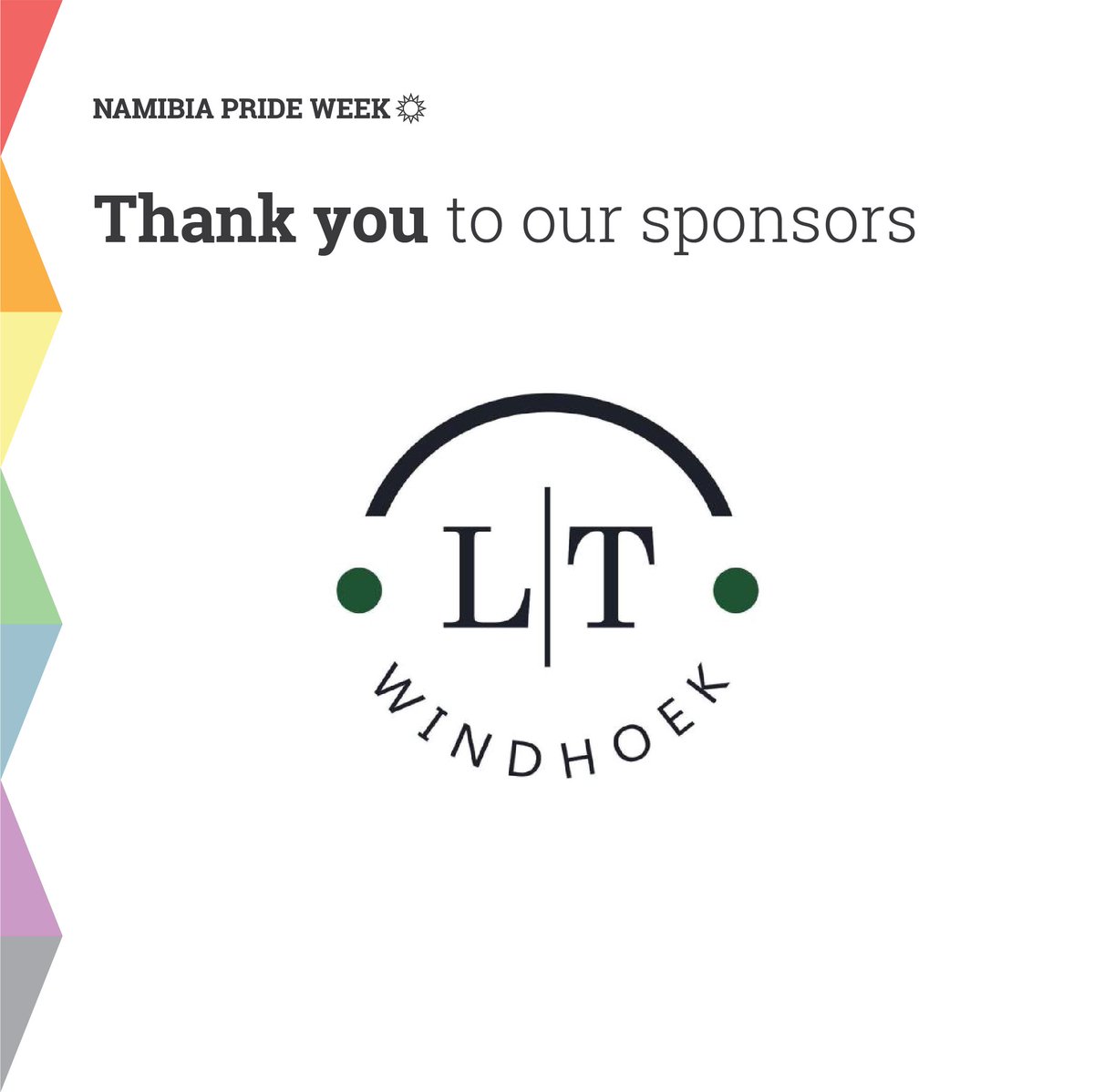 namprideweek's tweet photo. PRIDE Pop-Up Music Concert &amp; Expo ❤️🧡💛💚💙💜💖

📅 Saturday 25 June
⏰ 12h00 – Late
📍 Lemon Tree Restaurant
🎟 N$50

#NamibiaPrideWeek #International #PrideMonth #LGBTQIA #Community #Events #Windhoek #Namibia https://t.co/VNHJ508z4W