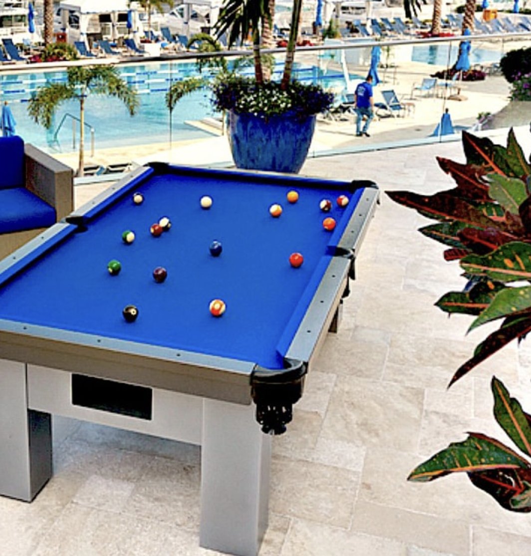 OlhausenGO's tweet photo. Long term, your family will still be playing outdoor pool together long after your neighbor’s rusted, big box store Chinese knockoff has been kicked to the curb for the trashman.

#outdoorpooltable #madeintheUSA #olhausen #madetolast https://t.co/wWH2bZ7SE8