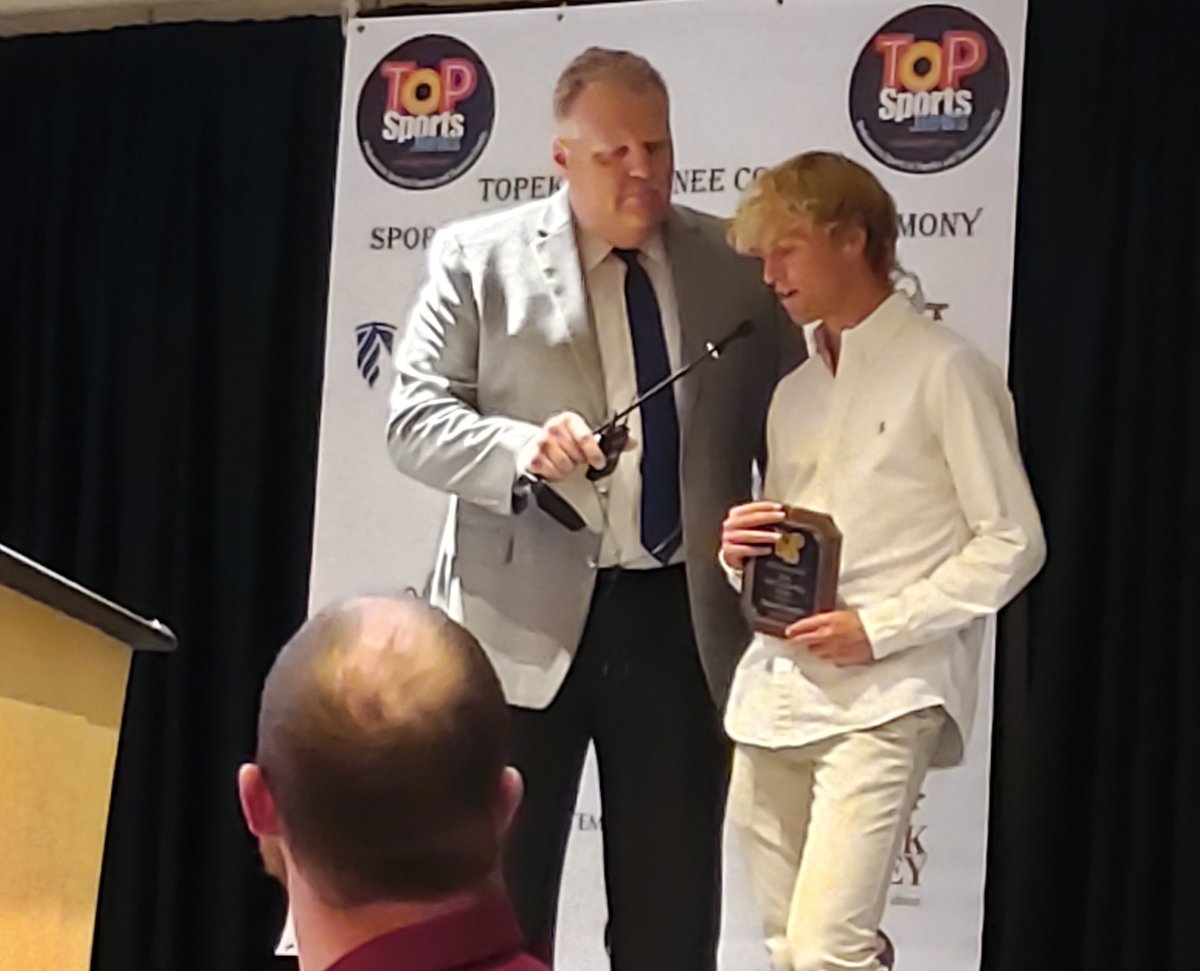 . <a href="/HaydenHigh/">Hayden Catholic HS</a> grad <a href="/tannernewkirk1/">Tanner Newkirk</a> named the Topeka Shawnee County 2021-2022 Overall Male Athlete of the Year