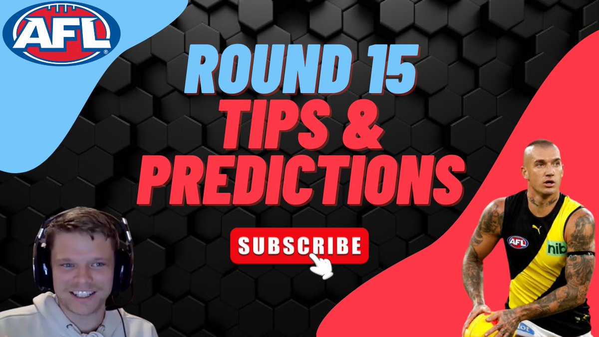 StatchatSports_'s tweet photo. AFL Round 15 Predictions!!

#AFL #Footy #AFLFantasy #7AFL 
⬇️⬇️⬇️

https://t.co/IpWu0XQSVm https://t.co/1GJ7Gt1i9S