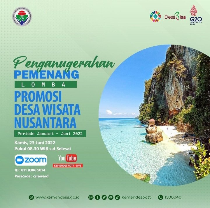 AgustinRombe's tweet photo. Program Corporate Social Responsibility (CSR) BUMN/Swasta dan Promosi Desa Wisata Nusantara
#DesaWisataNusantara
@jokowi 
@halimiskandarnu
@Kemendespdtt
@ditjenpdp
@malik_haramain
@imansyukri
@taufikmadjid71
@yusradaridesa 
@azzameldzikrie https://t.co/2t67AFmYNC