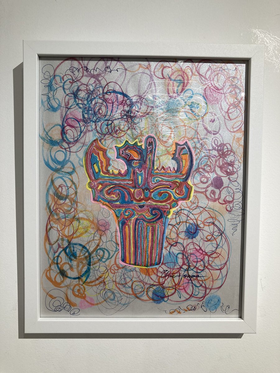 来月の個展開催させて頂く画廊にて、昨日よりアナログ作品のアートコンペを開催中です。私のかわいい土偶&amp;石棒夫婦と私のおかしな頭の中を表現した土器を見にいらしてくださいませ🧡
https://t.co/vxYCHzspxf 
