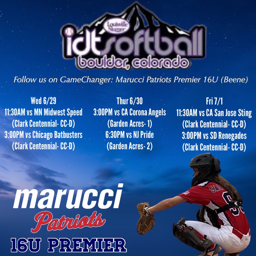 Gearing up for <a href="/BoulderIDT/">Boulder IDT</a> next week. Looking forward to a great schedule and hope to see you there! #maruccipatriots