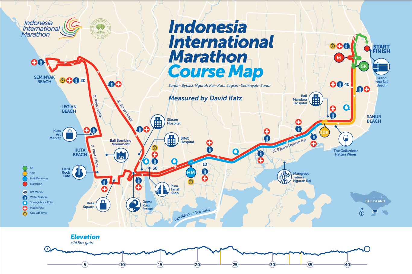 Indonesia International Marathon Bali • 2022 LariKu.info
