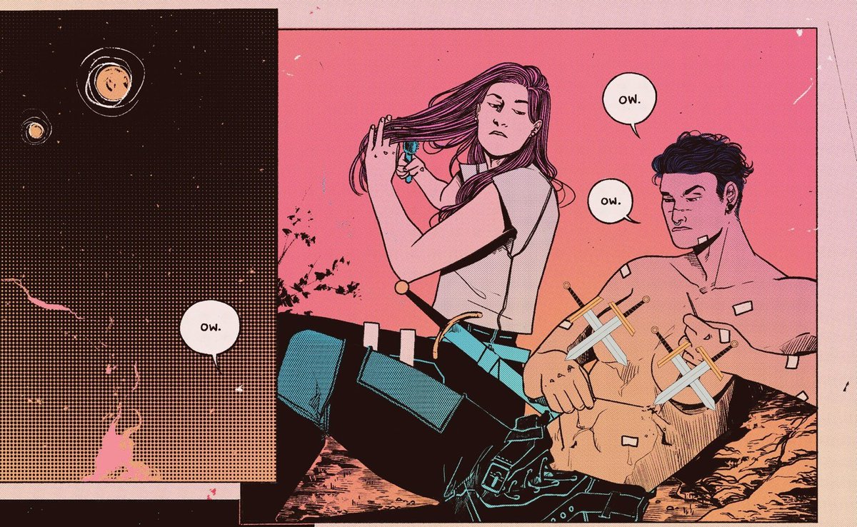 blademaidens's tweet photo. In our latest update of BLADE MAIDENS: THE HUNT the hunt itself may be over, but our story isn't as Ser and Rowan recover from their ordeal.

If you want to read the full, unedited, page you know where to go! https://t.co/5lQreXLJ73