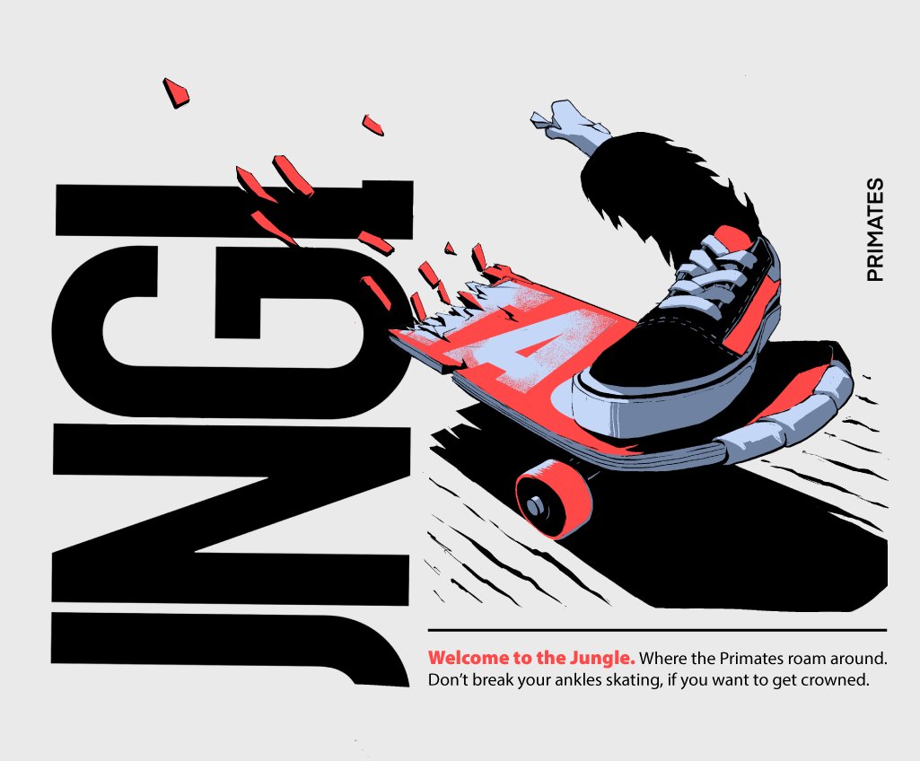 LETS START OFF THIS TUESDAY EVENING BY SHOWING OFF A SIMPLE DESIGN THAT WILL BE FEATURED IN THE FIRST PRIMATES FASHION COLLECTION

WE WILL BE REVEALING NEW DESIGNS FOR CLOTHING AND PHYSICAL ACCESSORIES DAILY 

IF YOU'RE A SICK PROJECT AND LOOKING TO COLLAB ON SOME PIECES, DM US🤝