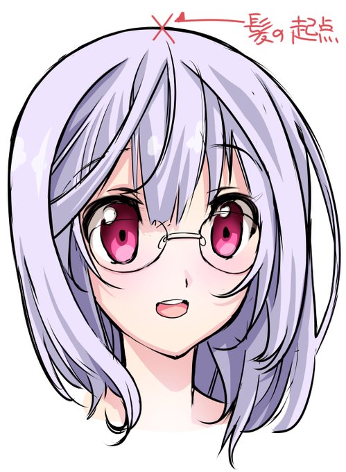 10年以上前にCGチーフから聞いた「髪を描く際に起点(つむじ)を決めてそこから髪を落とすように描く」ってのを実践しだしてから、髪を描くのが数倍楽しくなりました。
結構オススメですよ。 