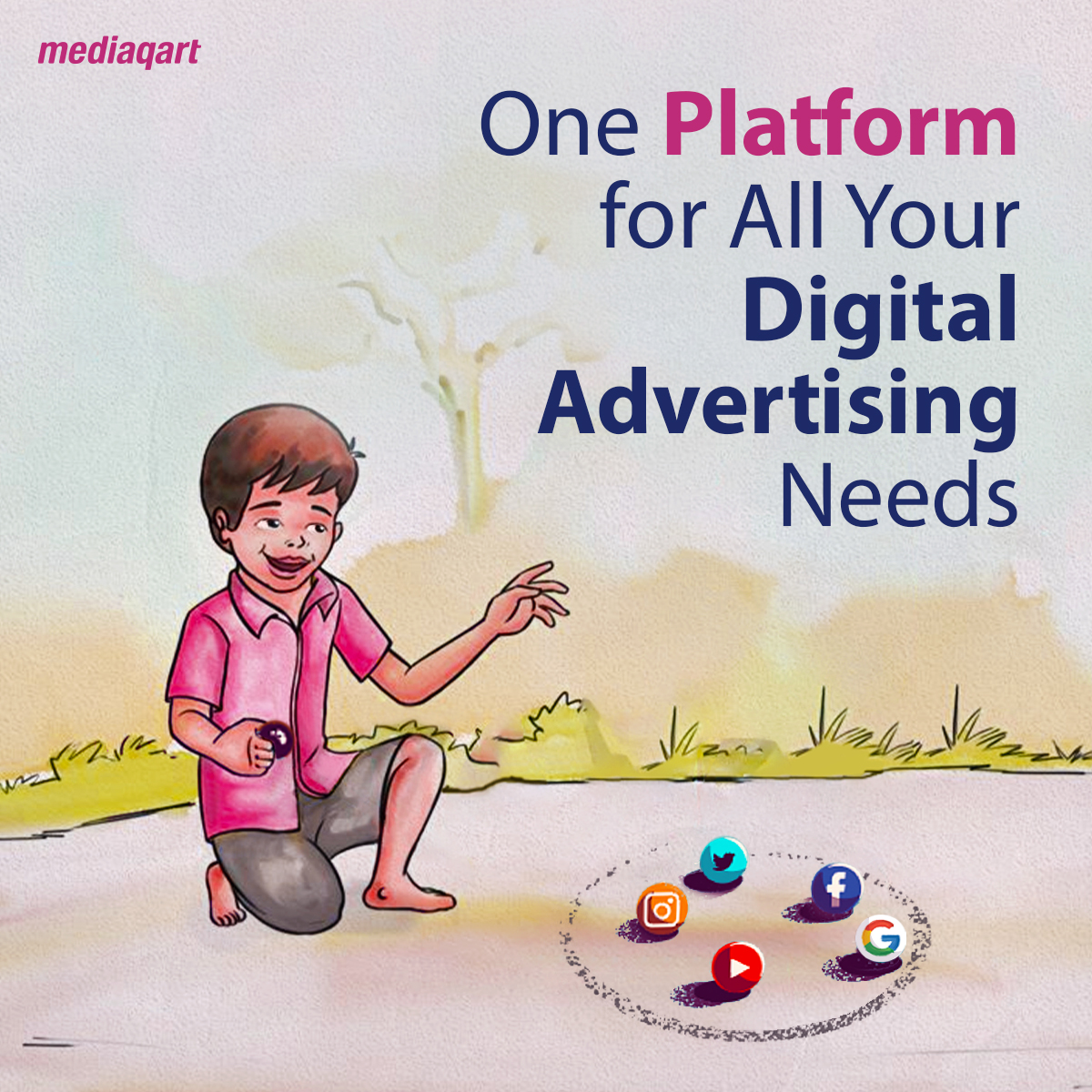 One platform that gives you end-to-end advertising solutions. Boost sales, and grow your businesses exponentially with Mediaqart.  Get in touch with us today! 
Click on the link below and book a free consultation.
 bit.ly/3HNTc2Q 

#digitalmarketing #marketing