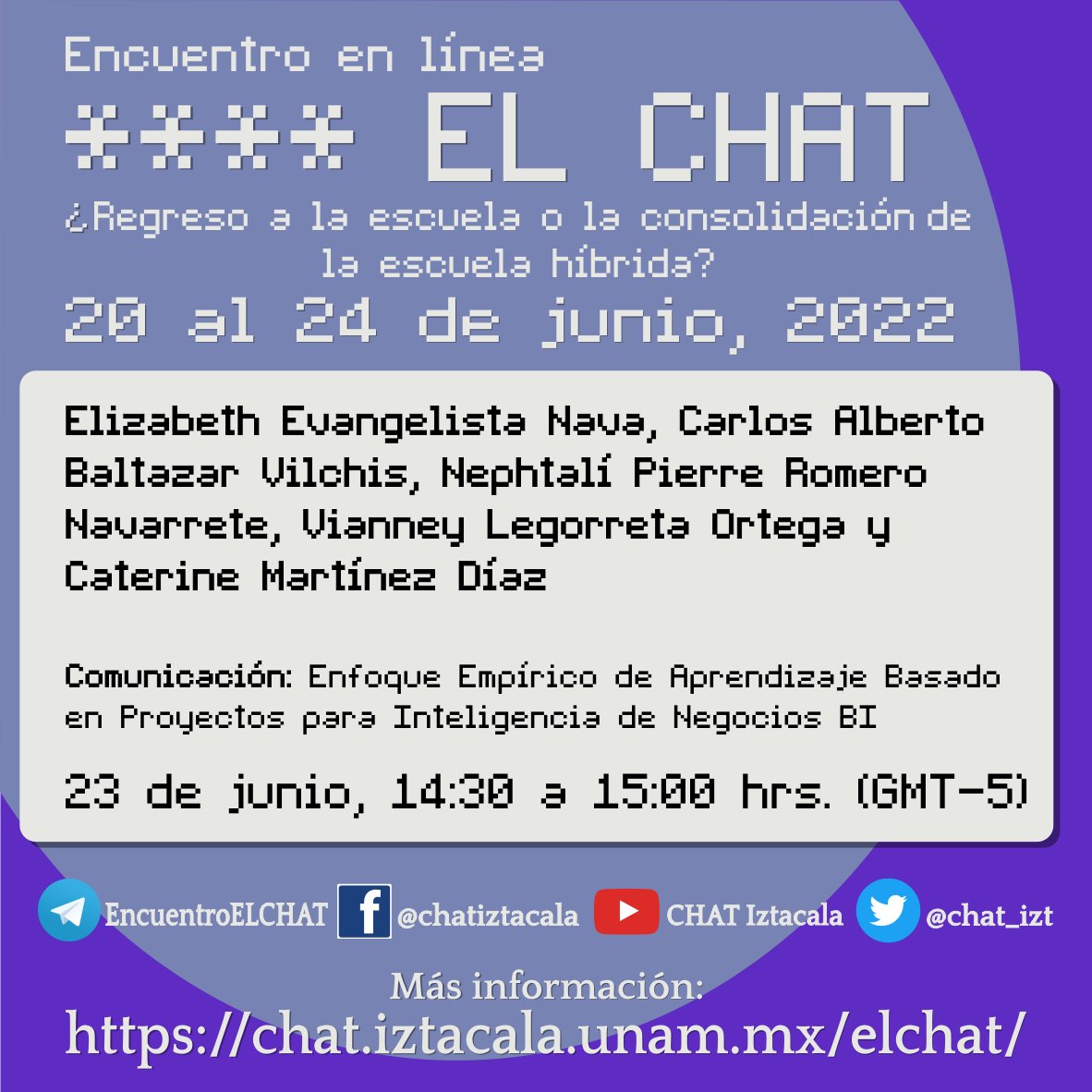CHAT Iztacala tweet media