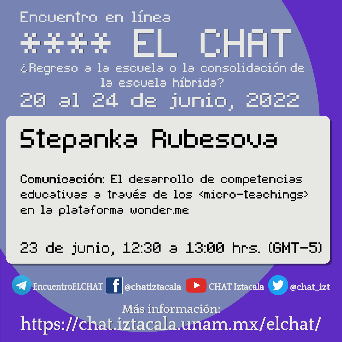 CHAT Iztacala tweet media