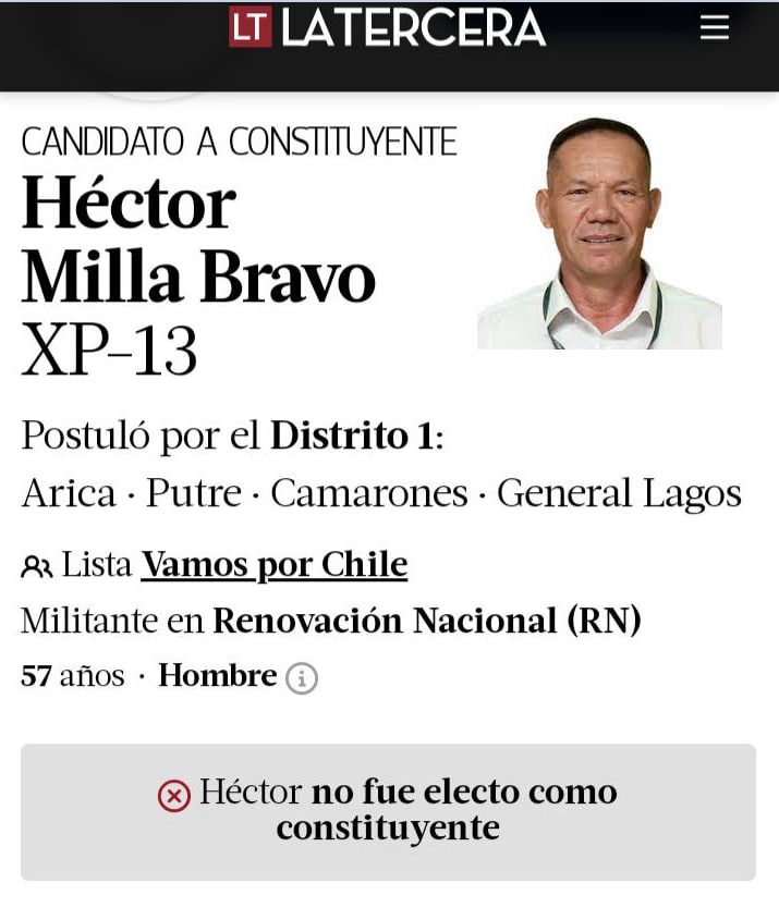 Bueno y este es Héctor Milla, dirigente sindical de CODELCO que hoy ninguneó a Boric. 
Por si alguien tiene dudas de que este movimiento es político. 

Vía Tw Certero 👍