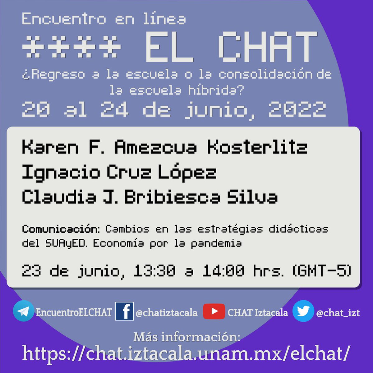 CHAT Iztacala tweet media