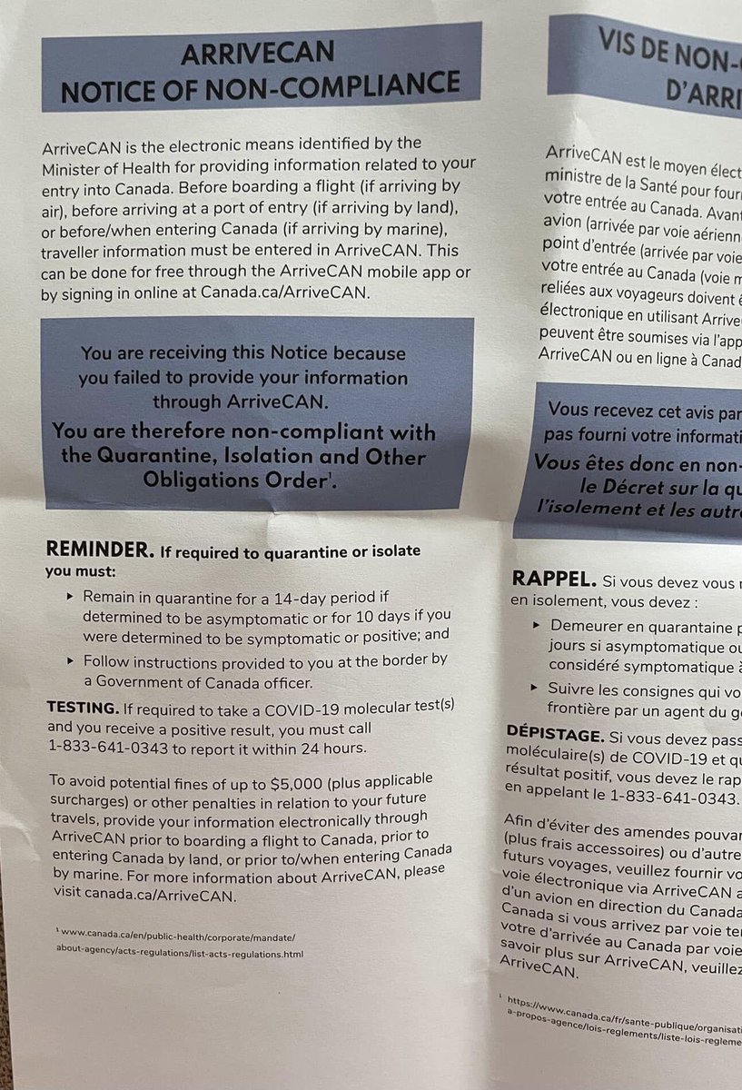 TheRealSassyQn's tweet photo. @NatashaFatah @FDFAInsider @jimdiodati @NiagaraFalls @mayorofsarnia What is the point to this

If Canada is worried about #Covid why wouldn’t they have everyone test; since EVERYONE can get covid 

#ArriveCan is NOT about covid

#DropTheApp
@FoxNews @fordnation @TuckerCarlson @EpochTimes @seanhannity @PierrePoilievre @MelissaLantsman @DonPlett https://t.co/zH43enUswa