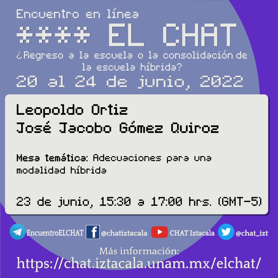 CHAT Iztacala tweet media