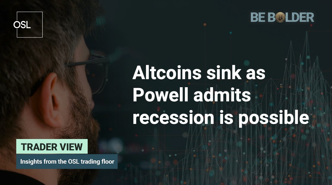 OSLInsight's tweet image. #OSLTraderView - 🔍 June 23, 2022

📉 Alts tumbled upon Powell’s testimony

↕️ Weekly close signifies the market directions

🕳️ How deep can $BTC fall before bottoming out?

Find out in today’s edition: osl.tiny.us/2p8hhhcy