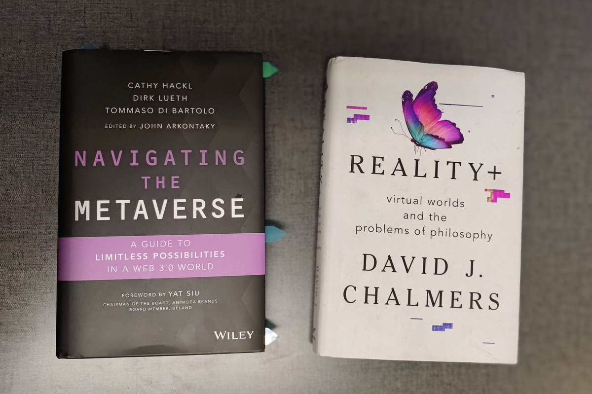 s1dd4rth's tweet image. My current reading list about the new reality.

#metaverse #realityplus #Web3