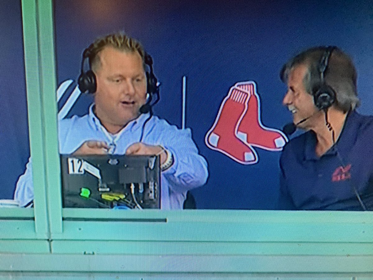 Pretty great seeing rocket ⁦<a href="/rogerclemens/">Roger Clemens</a>⁩ in the booth. Had ducats to a game he pitched against Seattle while at BU. Couldn’t go, had a science test the next day. He strikes out 20. Ouch.