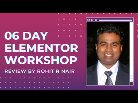 learnwptutorial's tweet photo. 06 Day Elementor Workshop Review by Rohit R Nair
Watch @ https://t.co/kYTgw37ZBO https://t.co/0A50A6PK8k