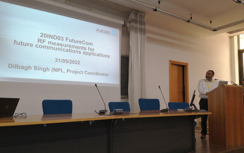 The month nine #FutureCom project meeting was held between May 31 and June 1, 2022, at the Univ. of Cassino, Italy <a href="/uni_cassino/">Università Cassino</a>.  Technical achievements were reported during this hybrid meeting (15 in-person / 25 online). See bit.ly/3tSYhkI <a href="/EURAMET/">EURAMET</a>
 #measurementscience