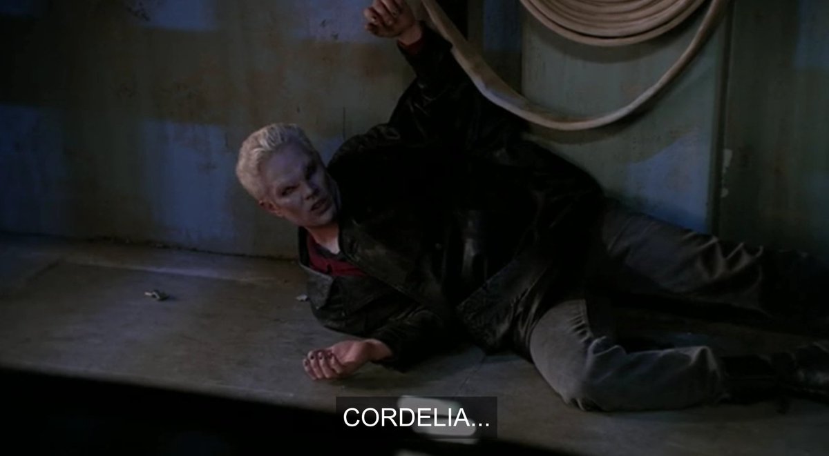 slayerfestx98's tweet photo. Spike stanning Cordelia is gay culture https://t.co/sy2enFMotw