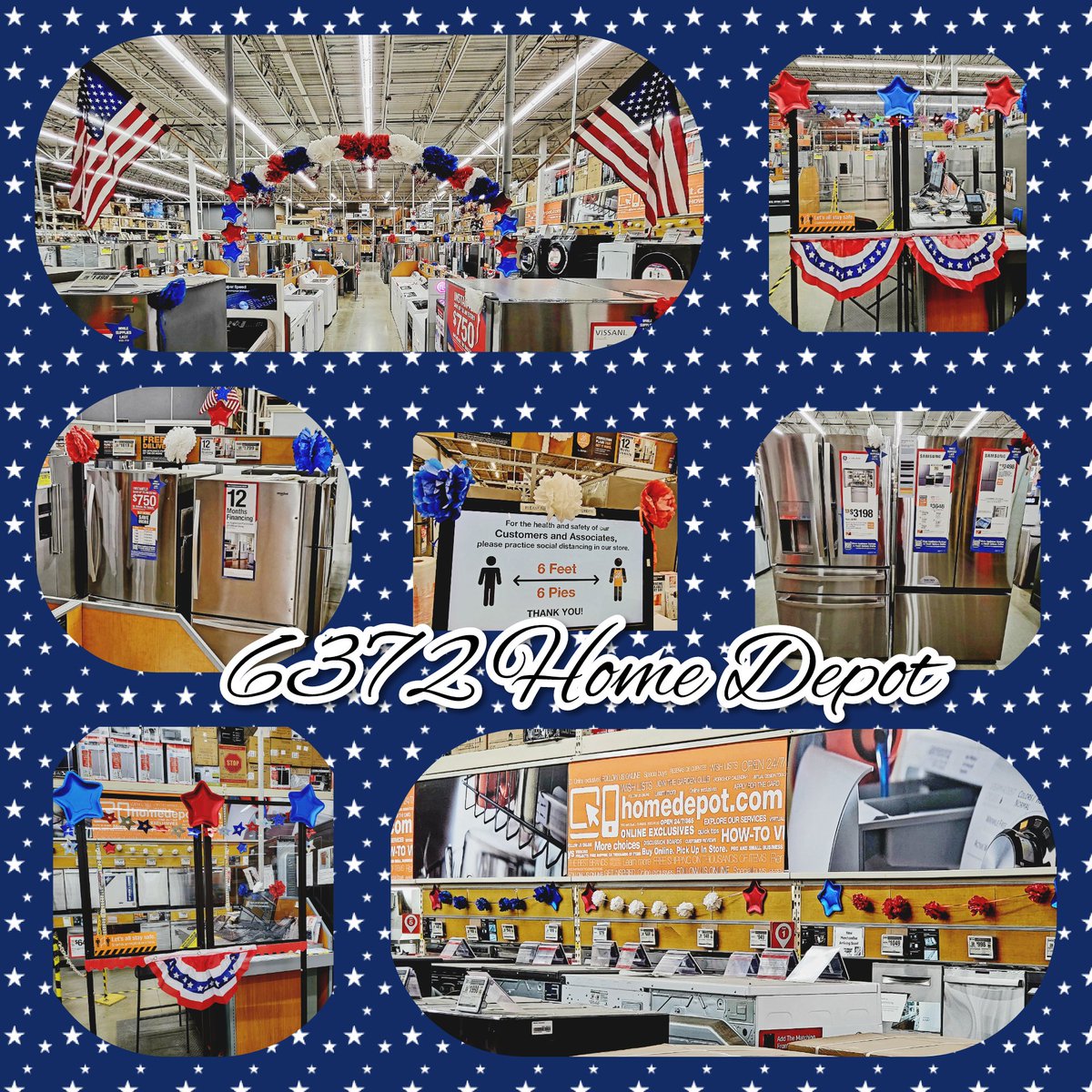 ❤🤍💙 6372 East Fort Lauderdale Home Depot ❤️🤍💙 Red, White &amp; Blue Event ❤️🤍💙