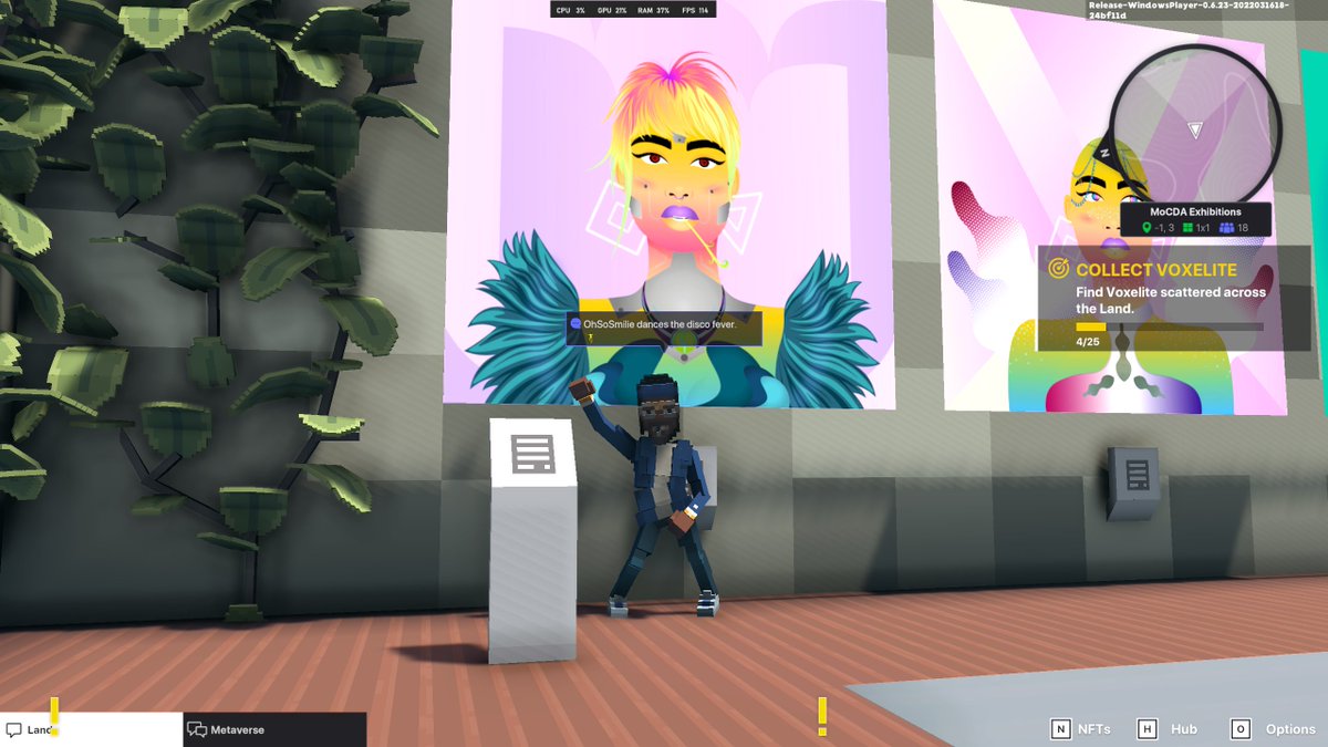OhSoSmilie's tweet photo. @TheSandboxGame @worldofwomennft I just participated in the #TheSandbox weekly contest for a chance to win 200 mSAND! I found the art piece, check out my screenshot below!
👇 https://t.co/JnyesxACYJ
