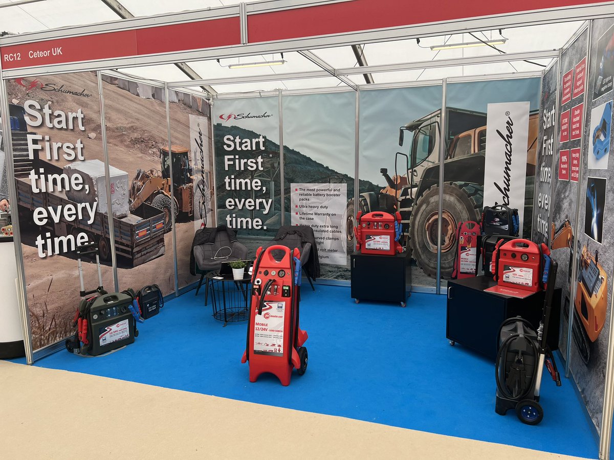 CeteorUK's tweet photo. Last day at the @hillheadshow today. It’s been an amazing show. Still time to visit our stand and look at some of the most powerful jump starters on the market (Stand RC12)
#plant #machinery #battery #tools https://t.co/D75RiXrFce