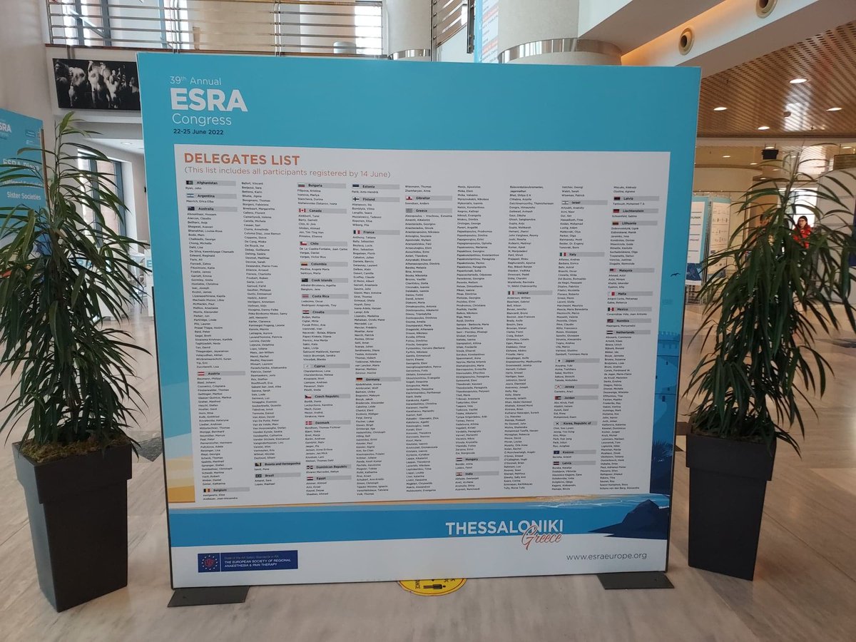 1650 participants 👥
from 80 countries 🌍
all gathered together in beautiful Thessaloniki 🇬🇷
Thank you for making #ESRA2022 a success and we wish a good day #2
