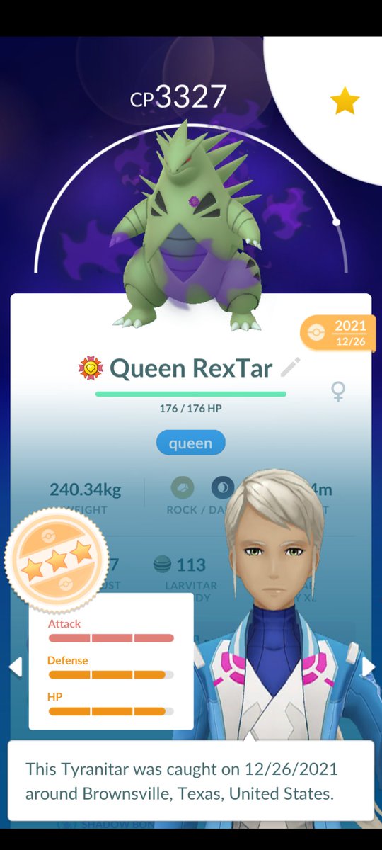 787Shadow's tweet image. This is my tyranitar