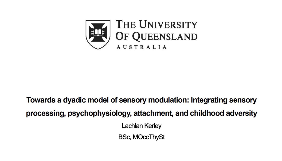 SINetwork's tweet image. This #phdstudy researched the ways in which #SensoryProcessing and #attachment patterns are related, and examined the implications of this relationship for areas of functioning and wellbeing. 

sinetwork.co/3OglEfZ