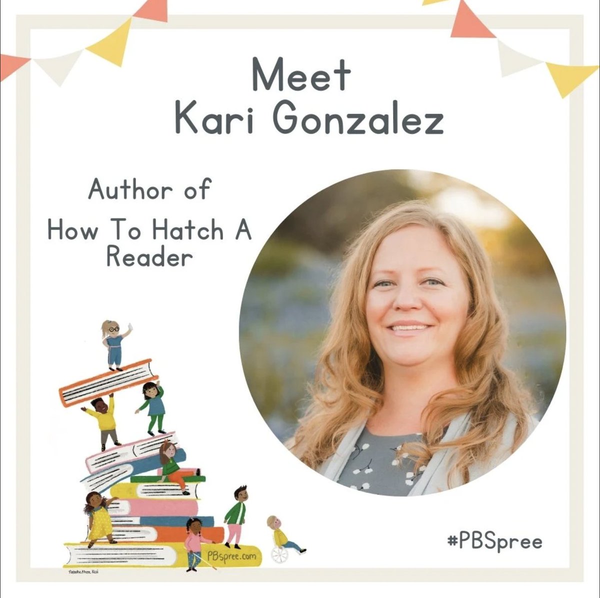 PbSpree's tweet photo. Introducing #PBSpree member Kari Gonzalez! HOW TO HATCH A READER celebrates and supports reading milestones as a young farmer teaches her chickens to read. Illus by @RachelSuzanne
Follow Kari on TW: @KariAnnGonzale1
@12x12challenge @gnomeroadpub #PBParty @ChildrensBookAc https://t.co/dRBynmFvNF